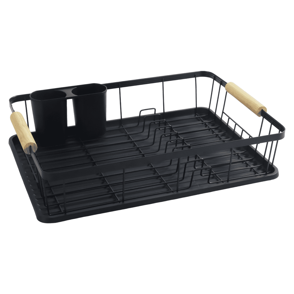 Odkvapkávač na riad, čierna, KOMETA