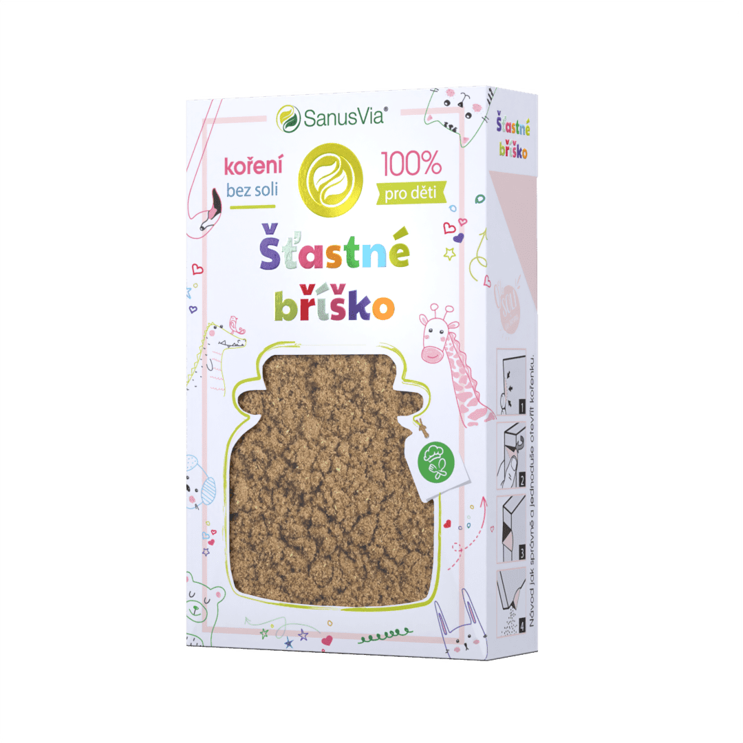 SanusVia Šťastné bruško, bio bez soli 32g 1 ks