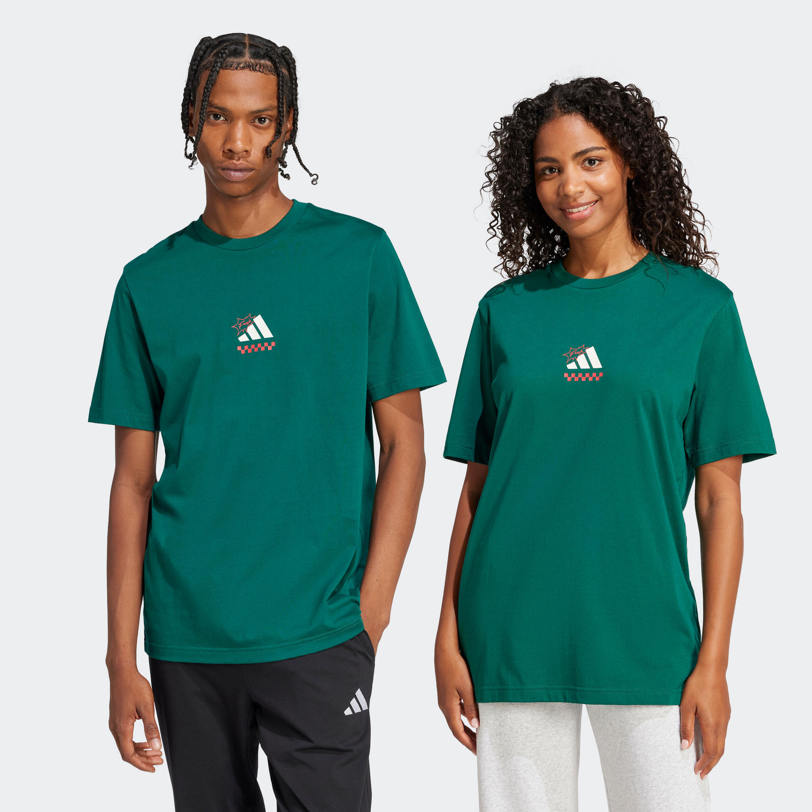 ADIDAS Pizza Tee Shirt pánske tričko zelené