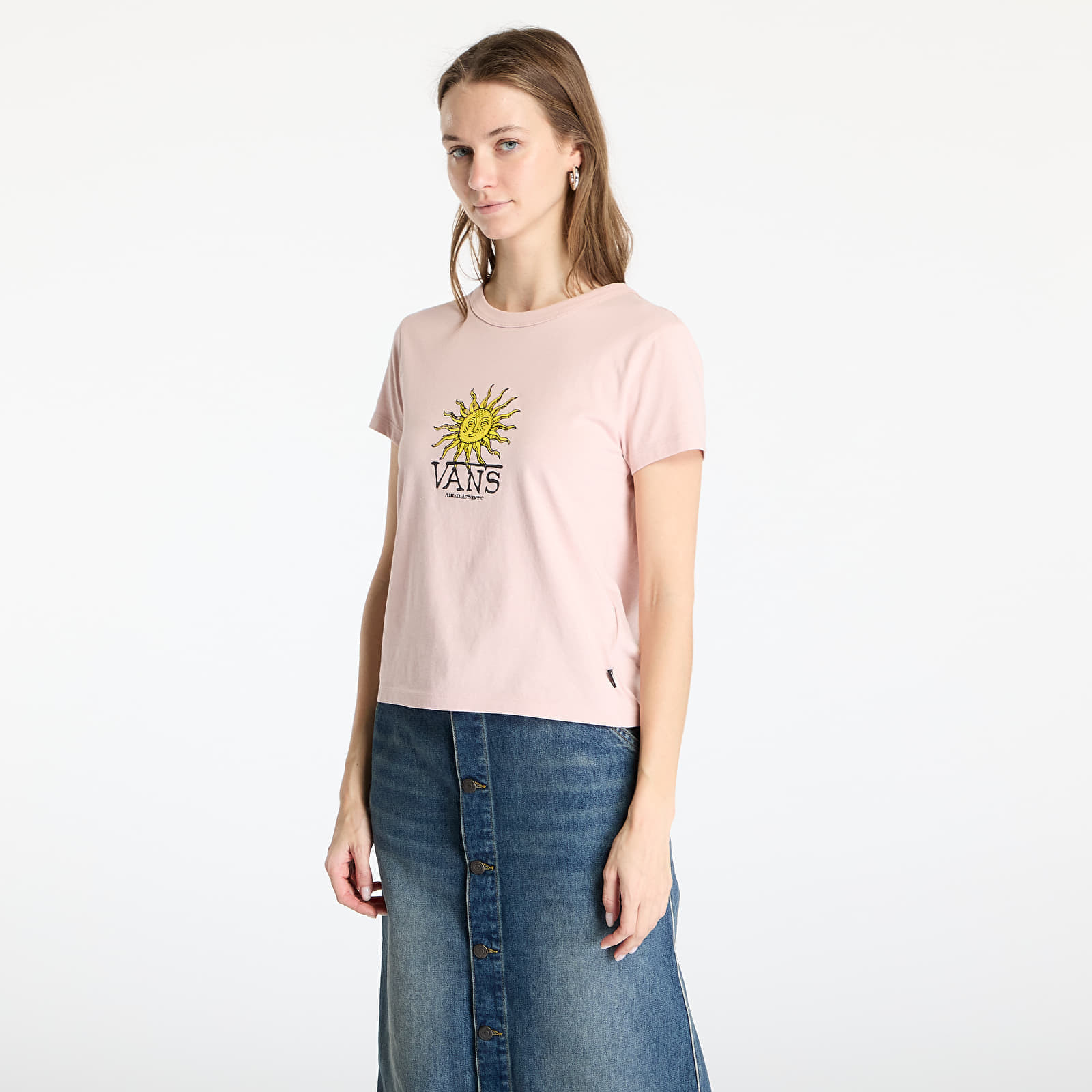 Tričko Vans Cosmic Ray Mini SS Tee Sepia Rose S