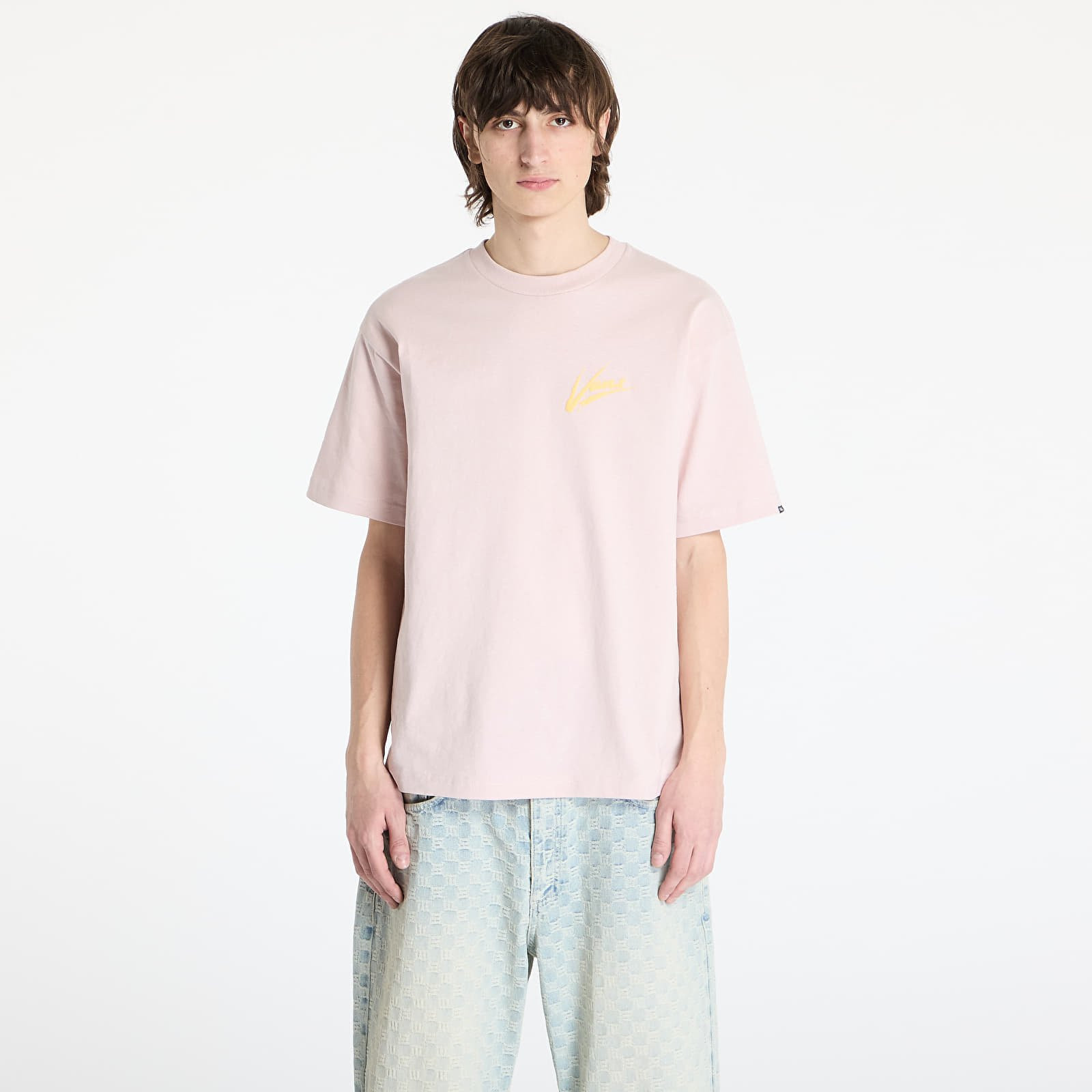 Tričko Vans Brush Script Loose SS Tee Sepia Rose L