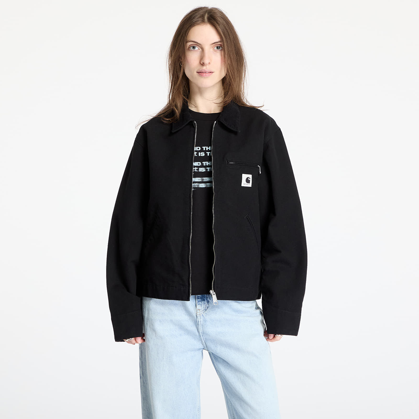 Bunda Carhartt WIP W' OG Detroit Jacket Black/ Black M