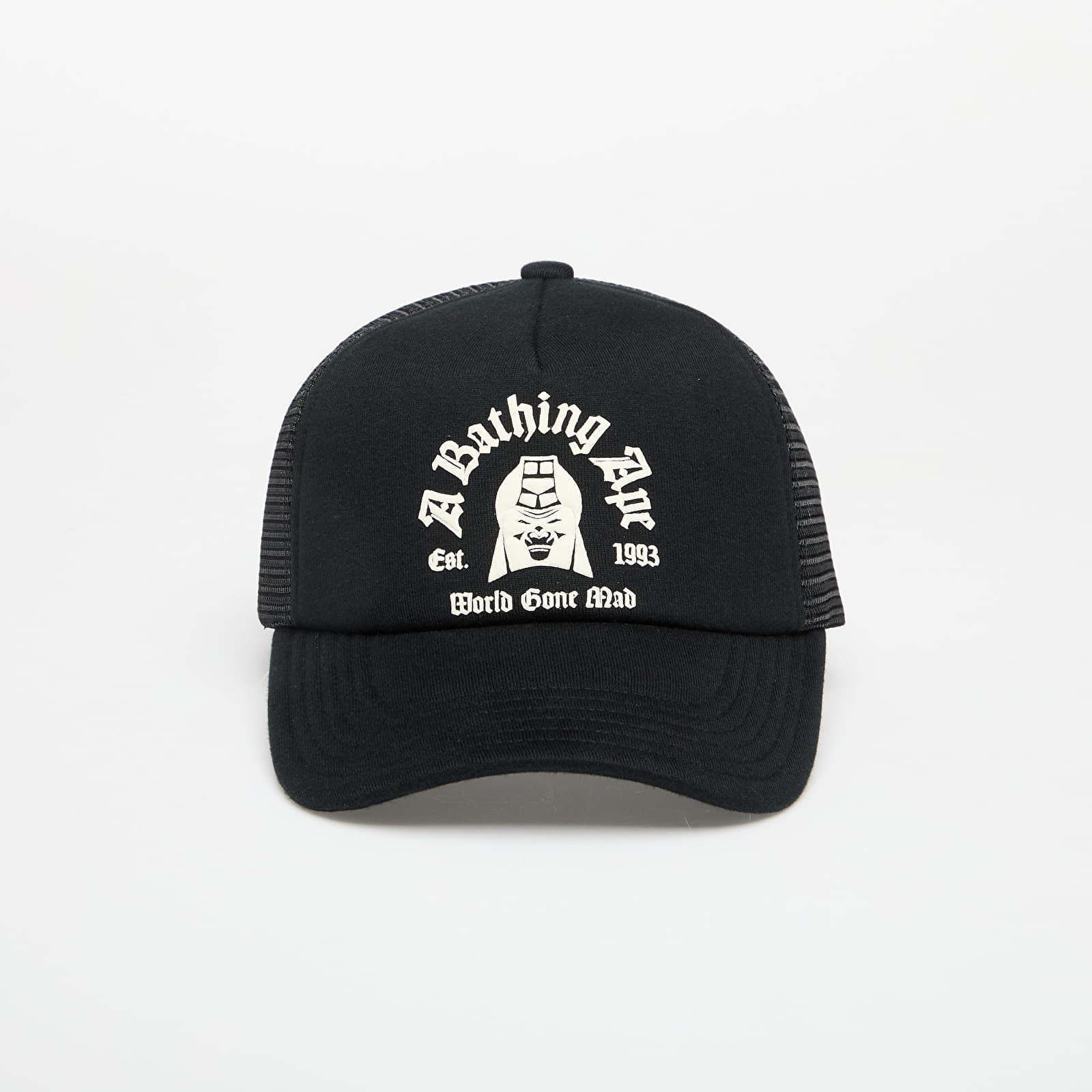 Šiltovka A BATHING APE Logo Cotton Panel Mesh Cap Black Universal