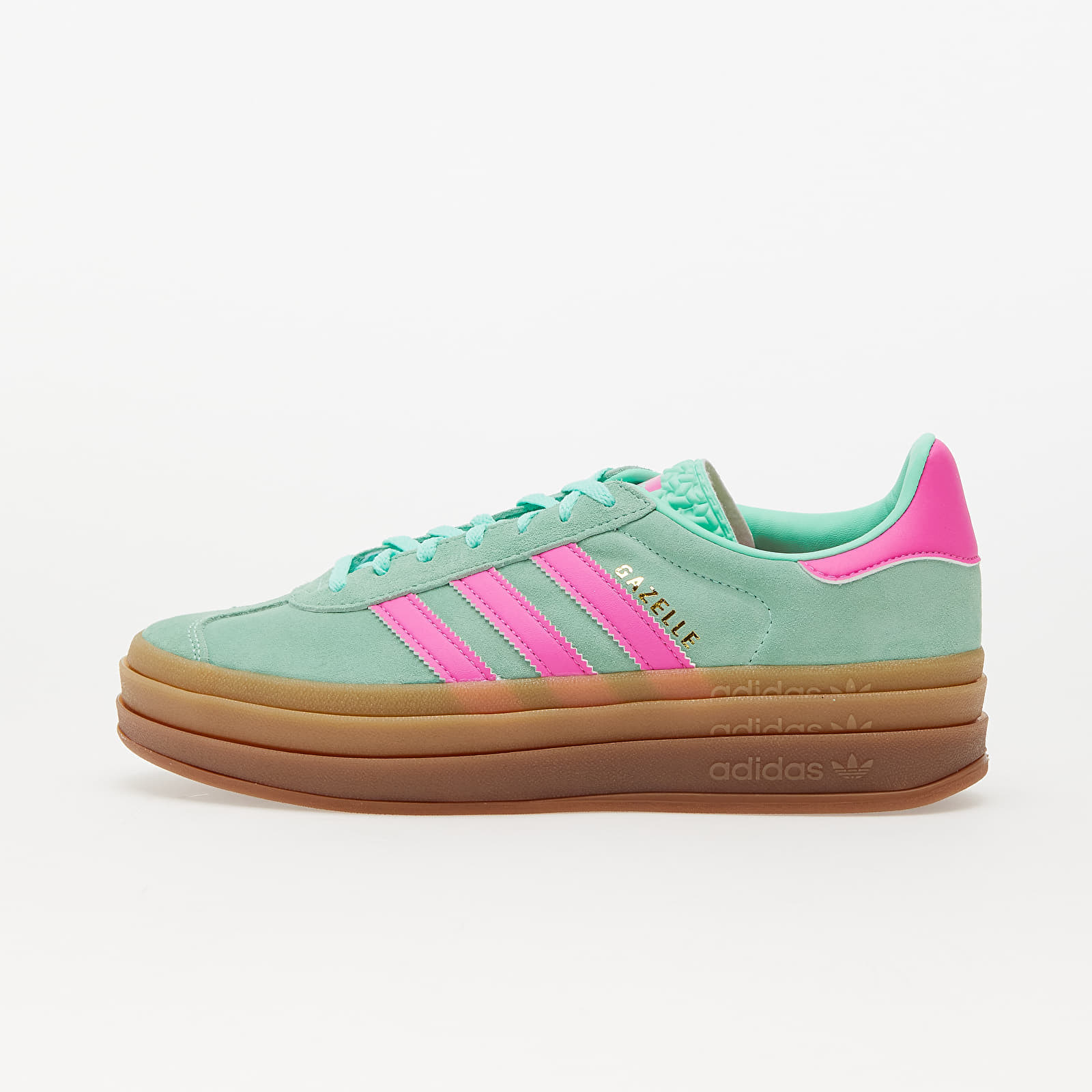 Tenisky adidas Gazelle Bold W Pulse Mint/ Screaming Pink/ Gum M2 EUR 35 1/2