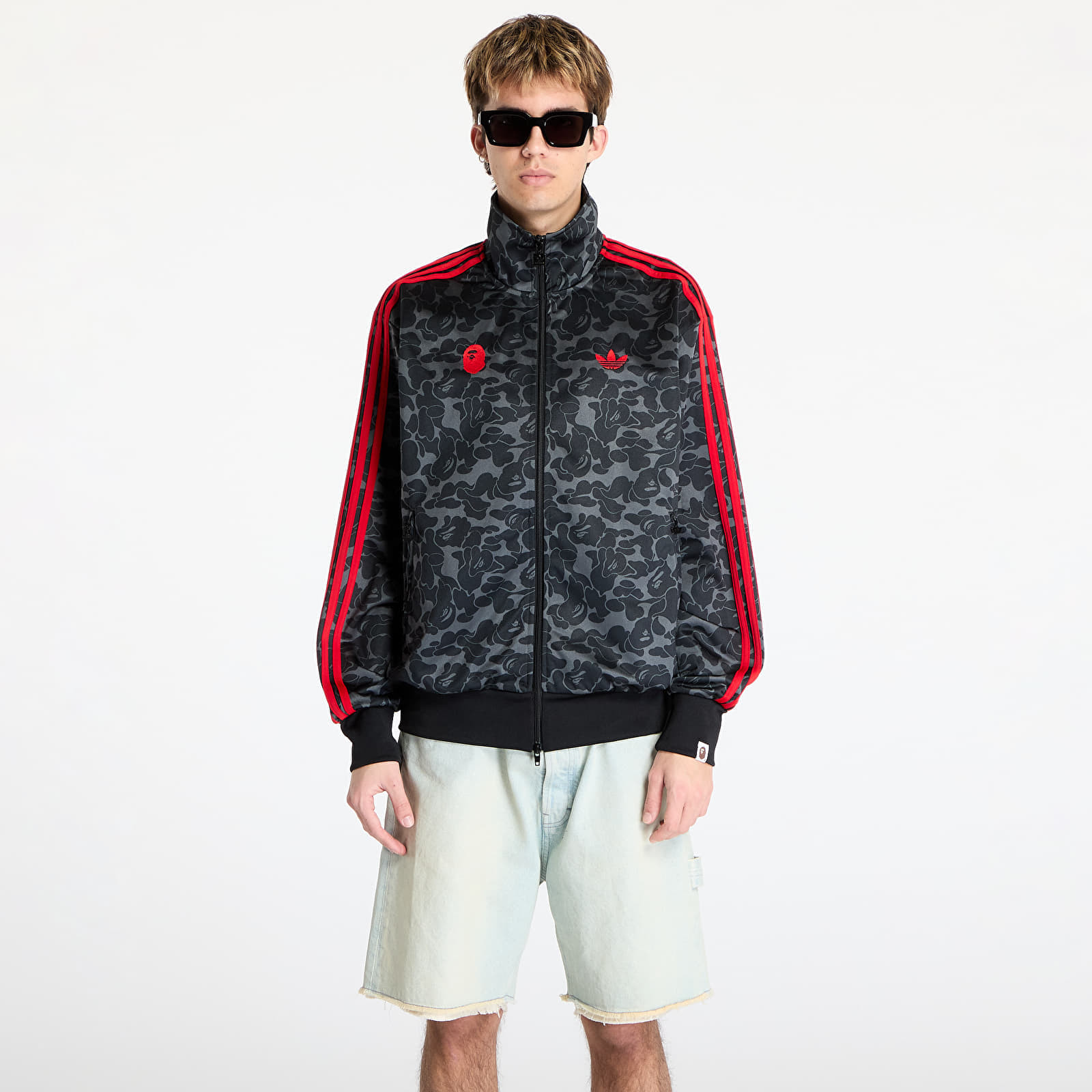 Mikina adidas x BAPE Track Top Black XS