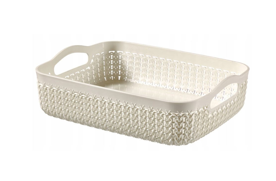 CURVER Podnos KNIT A5 | krémový