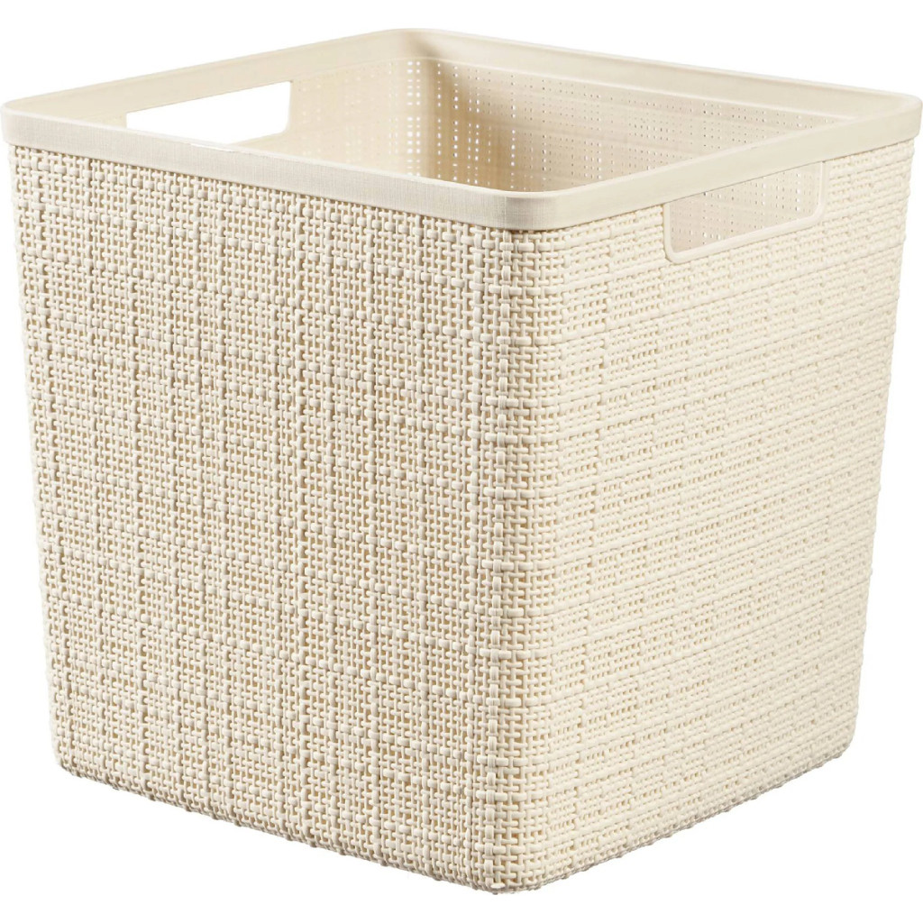 CURVER Košík JUTE 17L kocka | béžová