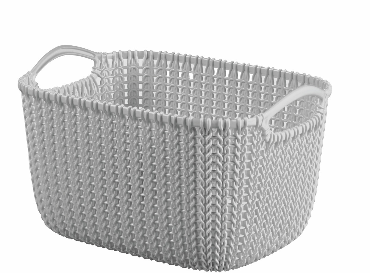 CURVER Košík KNIT 8l | sivý