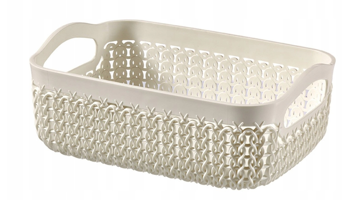 CURVER Podnos KNIT A6 | krémový