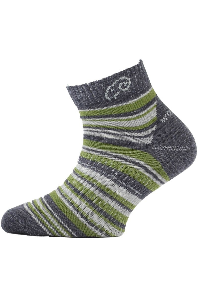 Lasting detské merino ponožky TJP zelené Veľkosť: (24-28) XXS 8595067807478