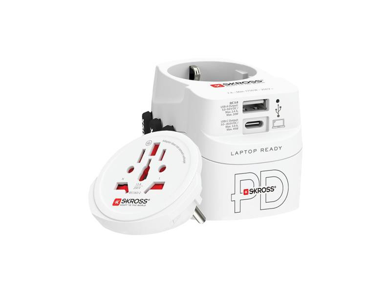 Adaptér cestovný SOLIGHT PA46PD45 univerzálny zo SR pre 200 krajín
