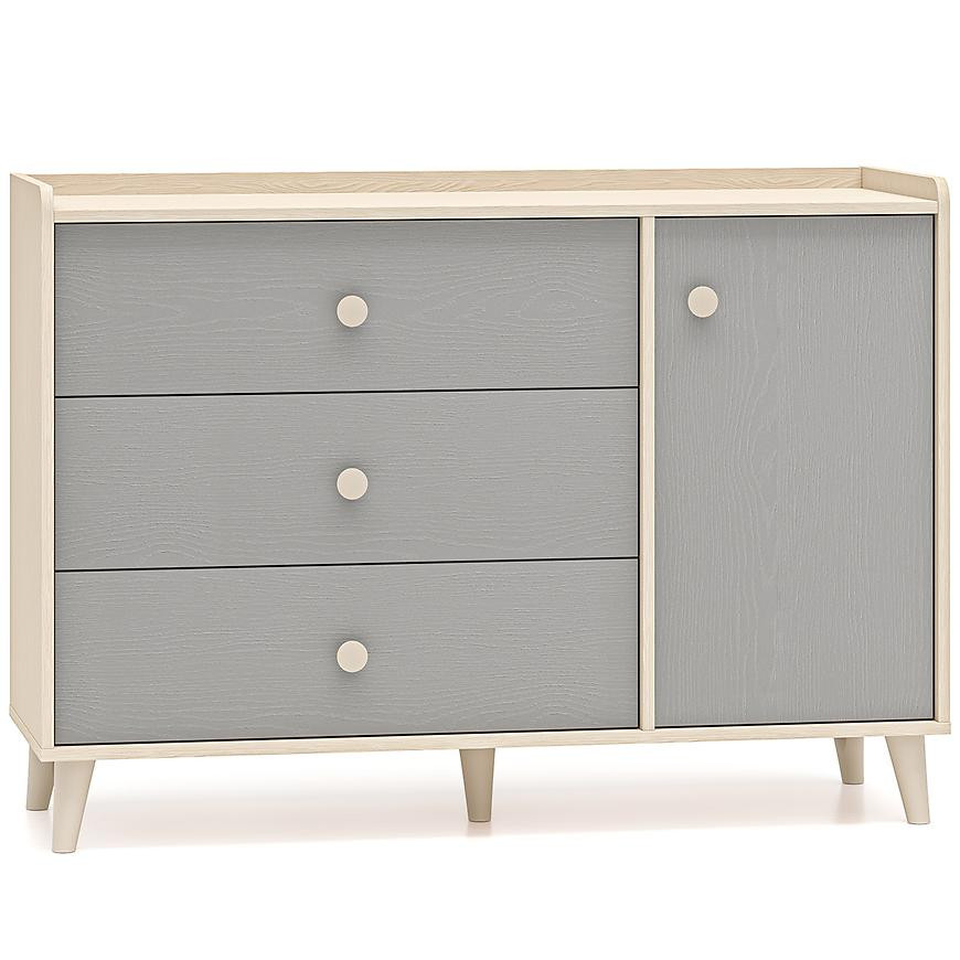 Komoda Mevel 05 Púštny Piesok/Šedá Pallad