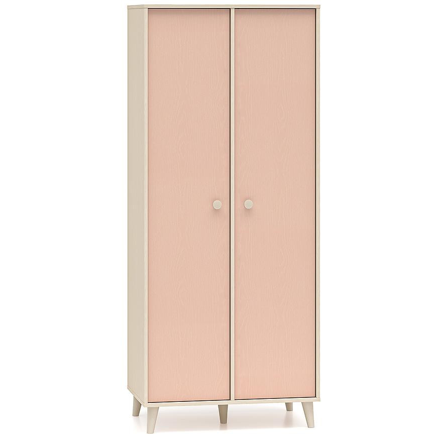 Skriňa Mevel 02 Púštny piesok/Millenial Pink