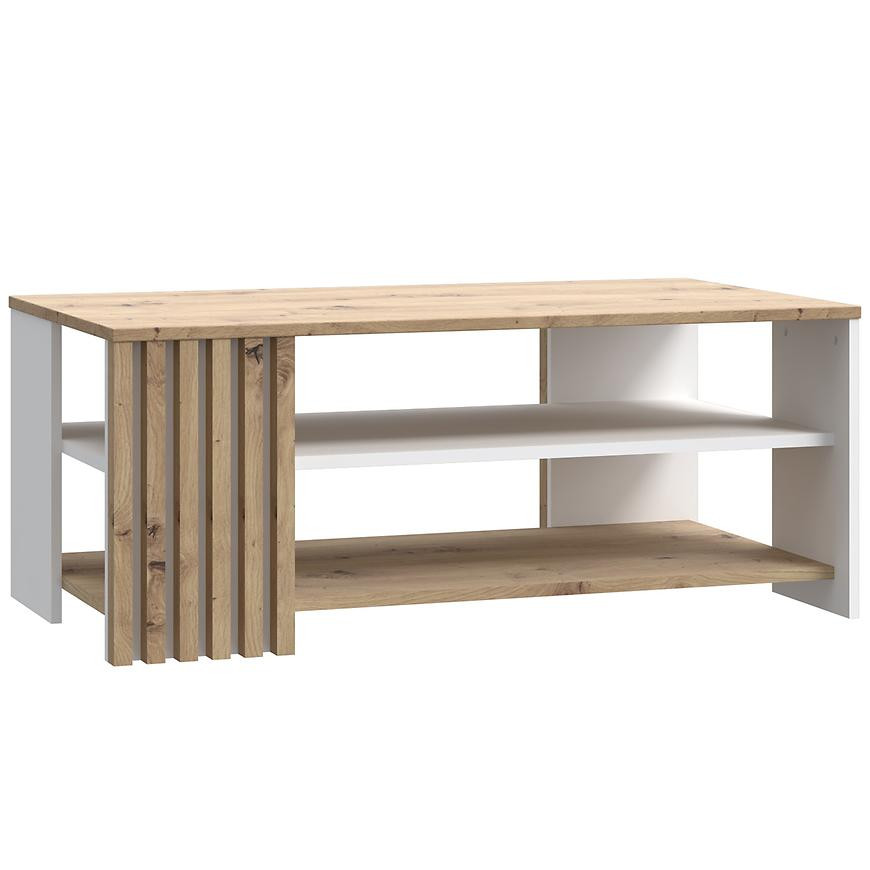 Konferenčný stolík Zaandam biely/artisan CFTT5221-C881