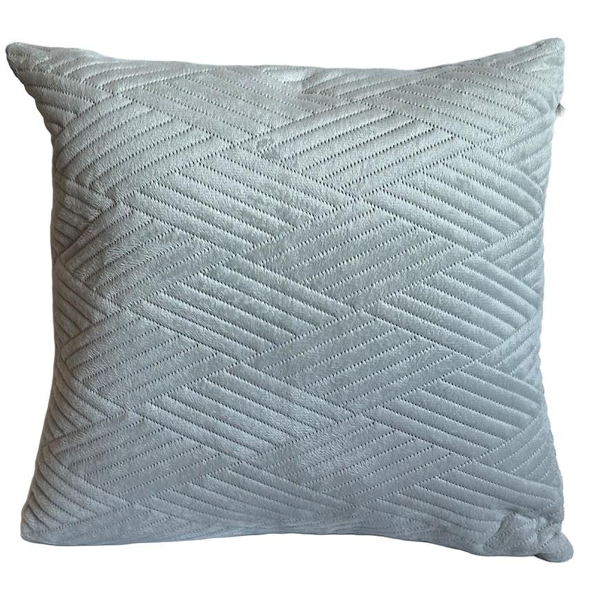 Obliečka na vankúš Rosa RQ-183 40x40 cm svetlosivá