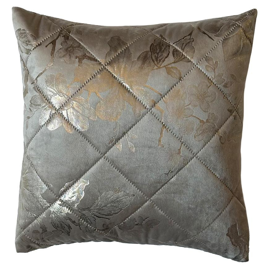 Obliečka na vankúš Mirena RQ-196 40x40 cm strieborná