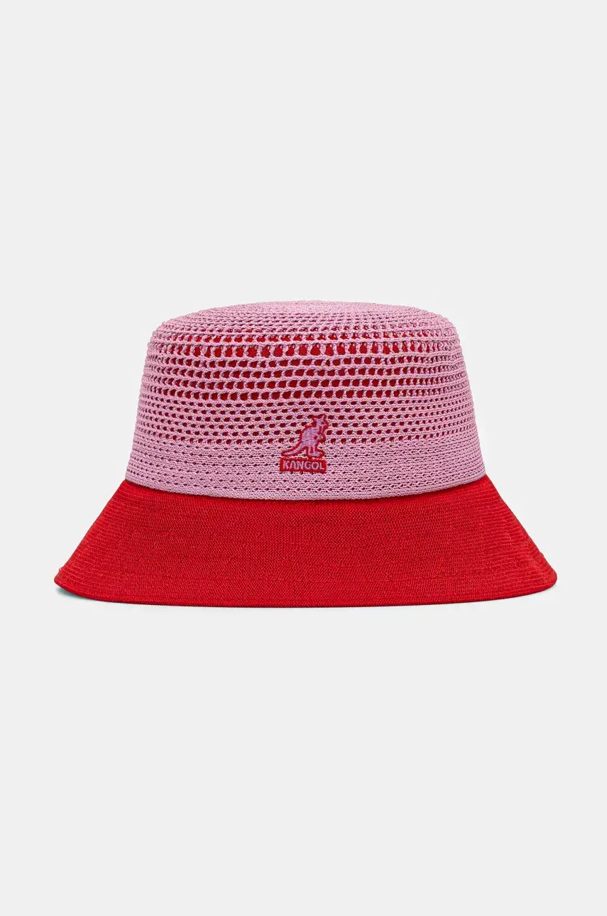 Klobúk Kangol DOUBLE MESH LAHINCH ružová farba, K3745.PS664