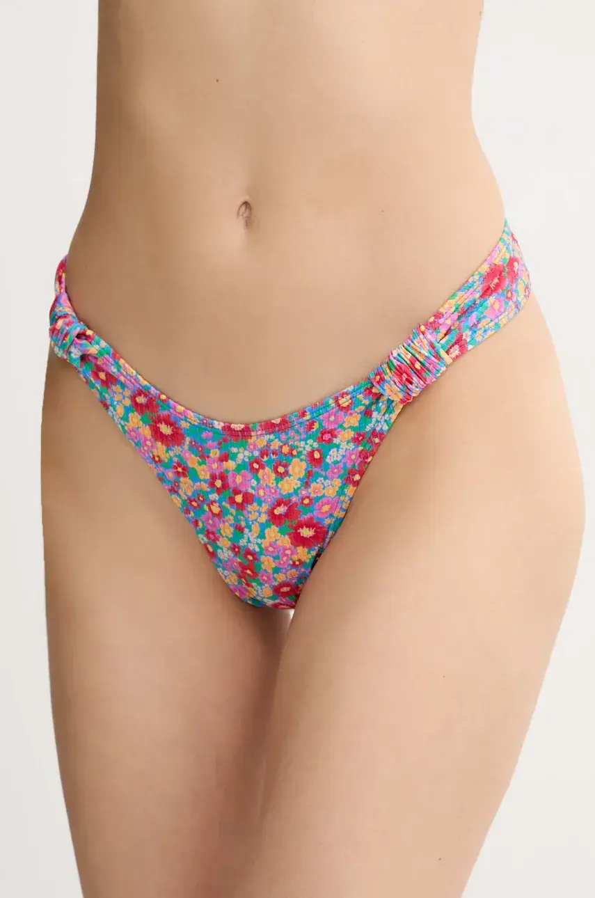 Plavkové nohavičky Rip Curl FLORES červená farba, 0MLWSW