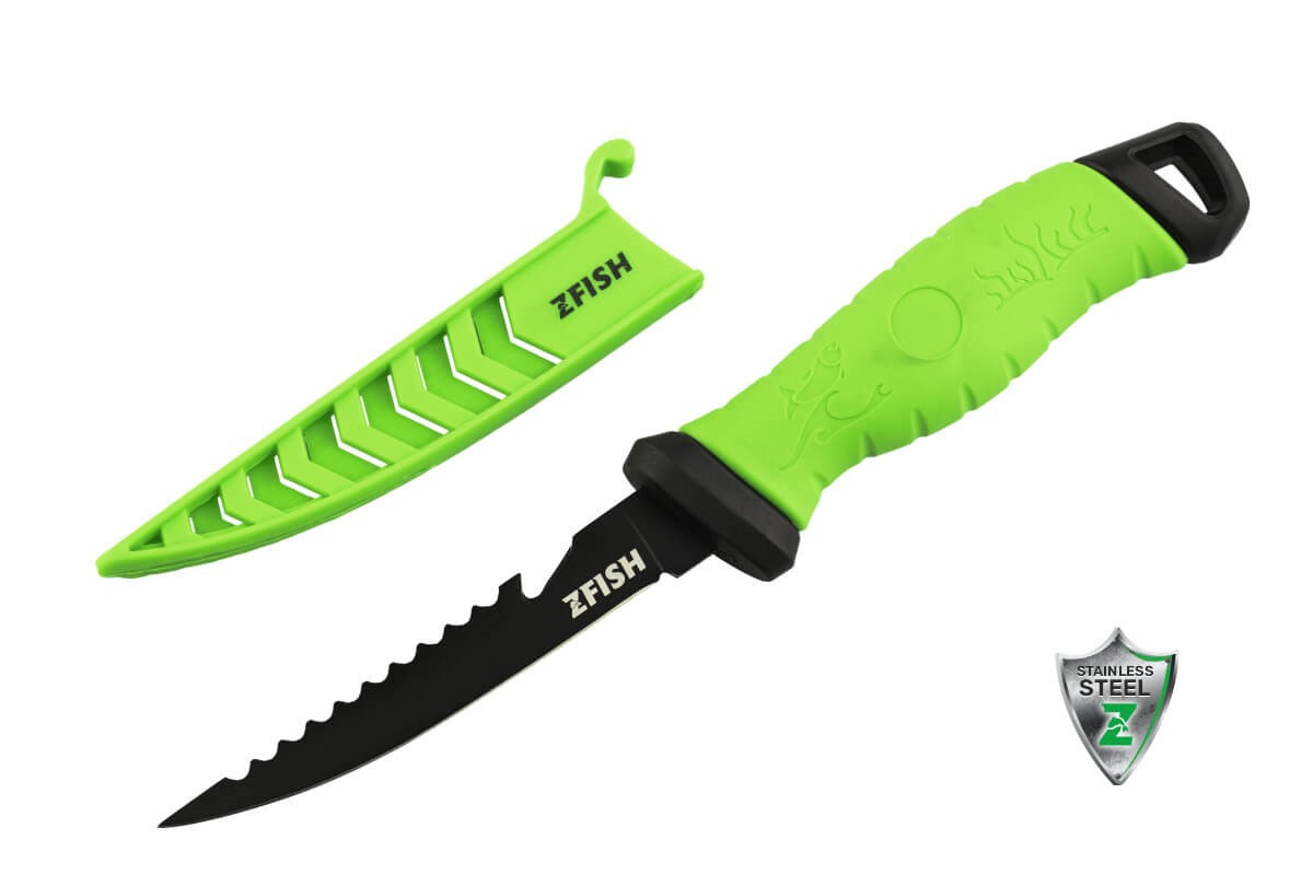Nôž filetovací ZFish Predator Knife 13,5 - zelený-čierny