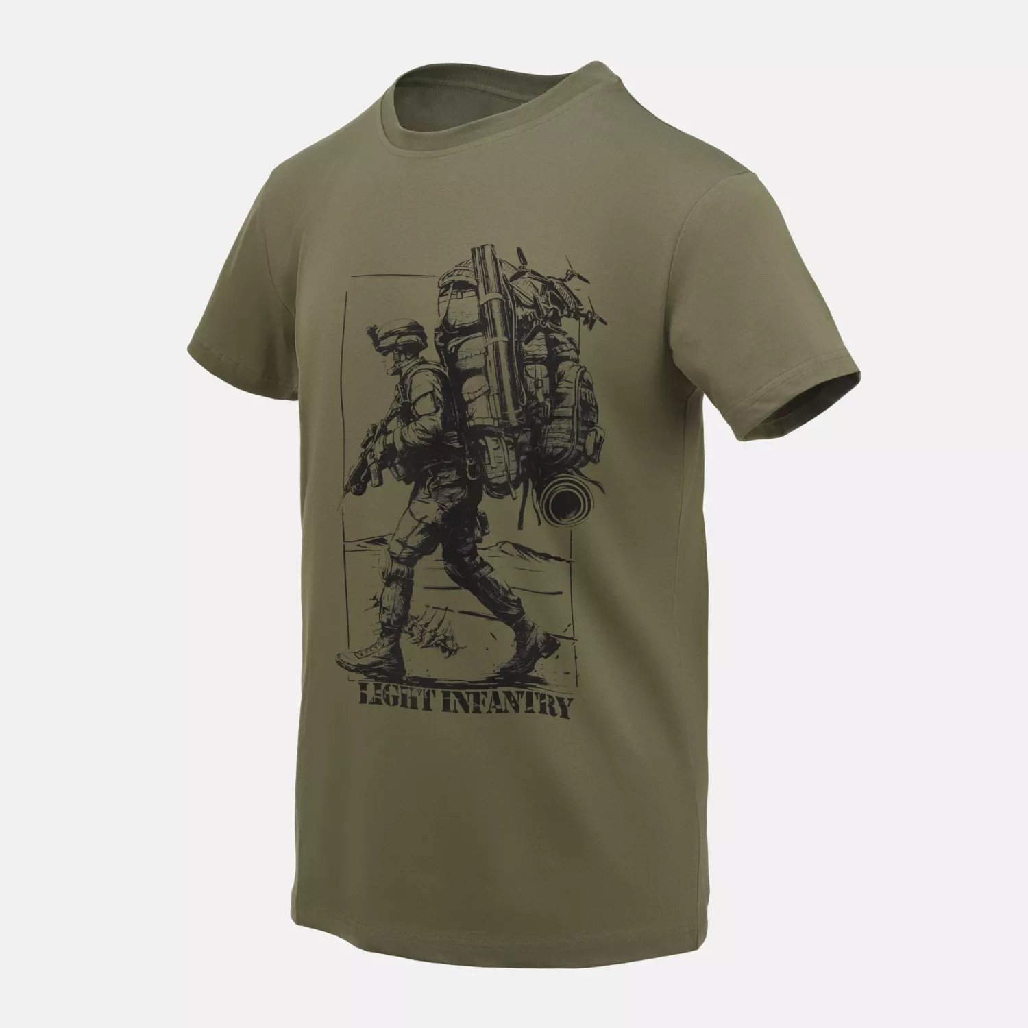 Tričko Helikon Light infantry - olivové, S