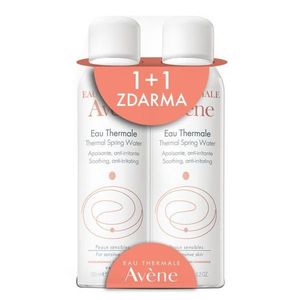 AVENE Eau Thermale DUO termálna voda v spreji 2x150ml