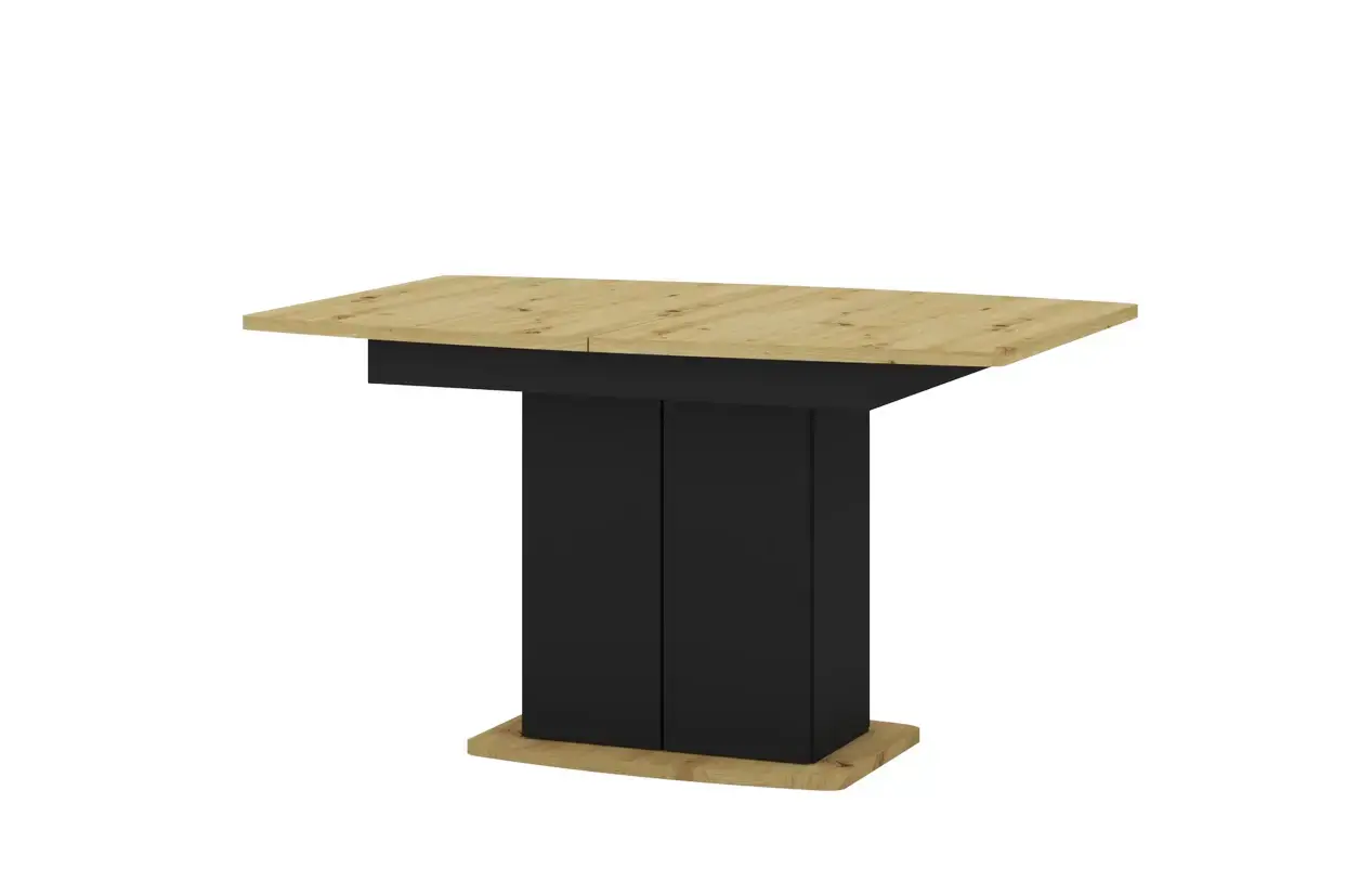 Jídelní rozkládací stůl Star 03 s úložným prostorem 140/210 cm dub Artisan/černý