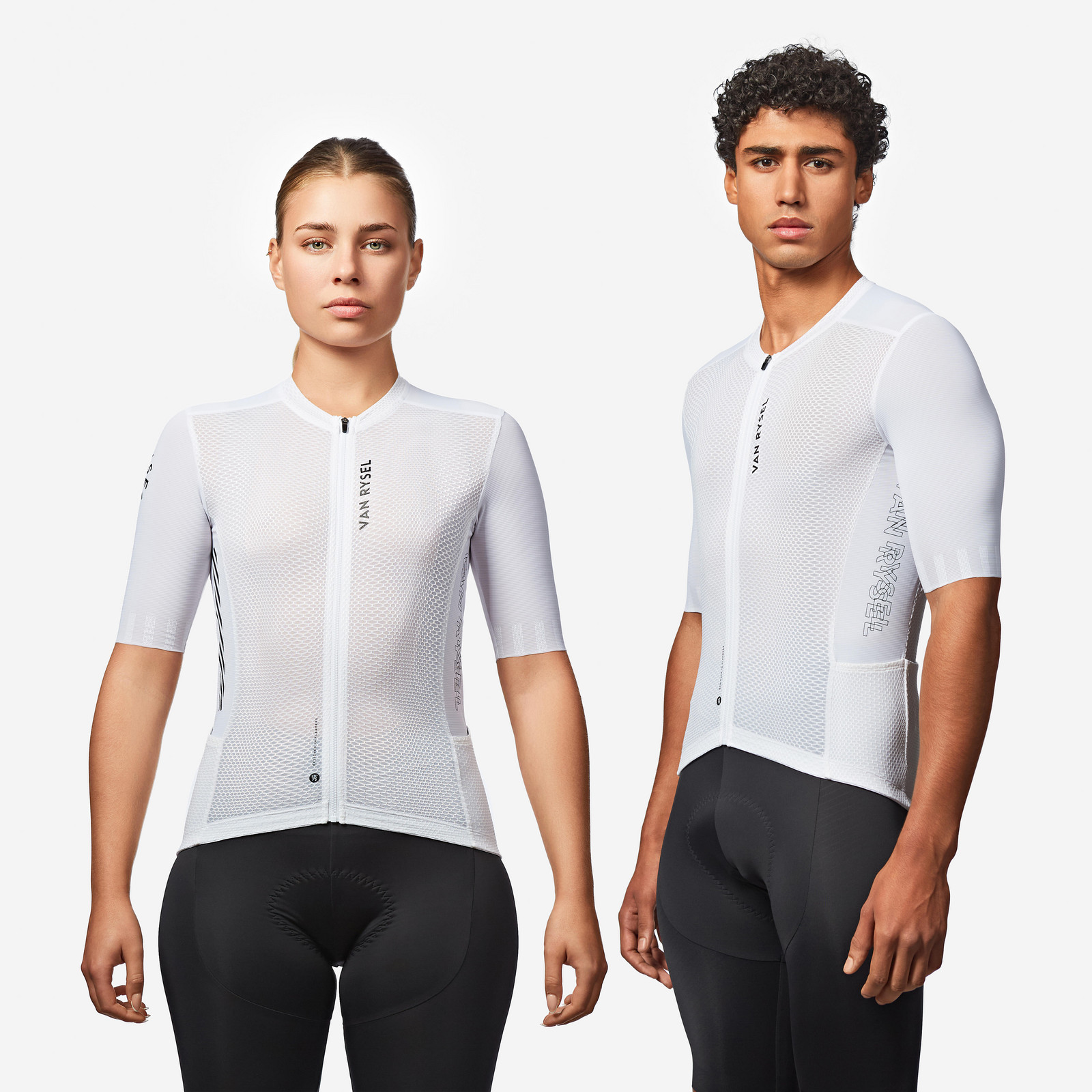 Cyklistický dres RCR 2 Ultralight krátky rukáv biely