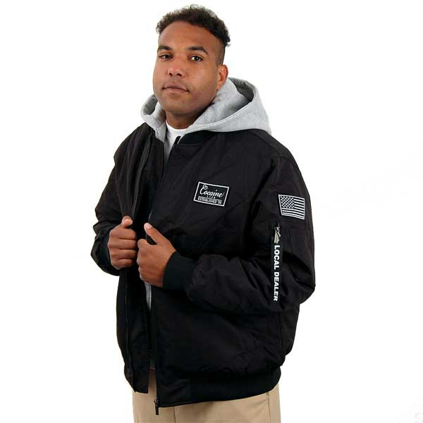 Zimná bunda Cocaine Life MA-1 Jacket Black - M
