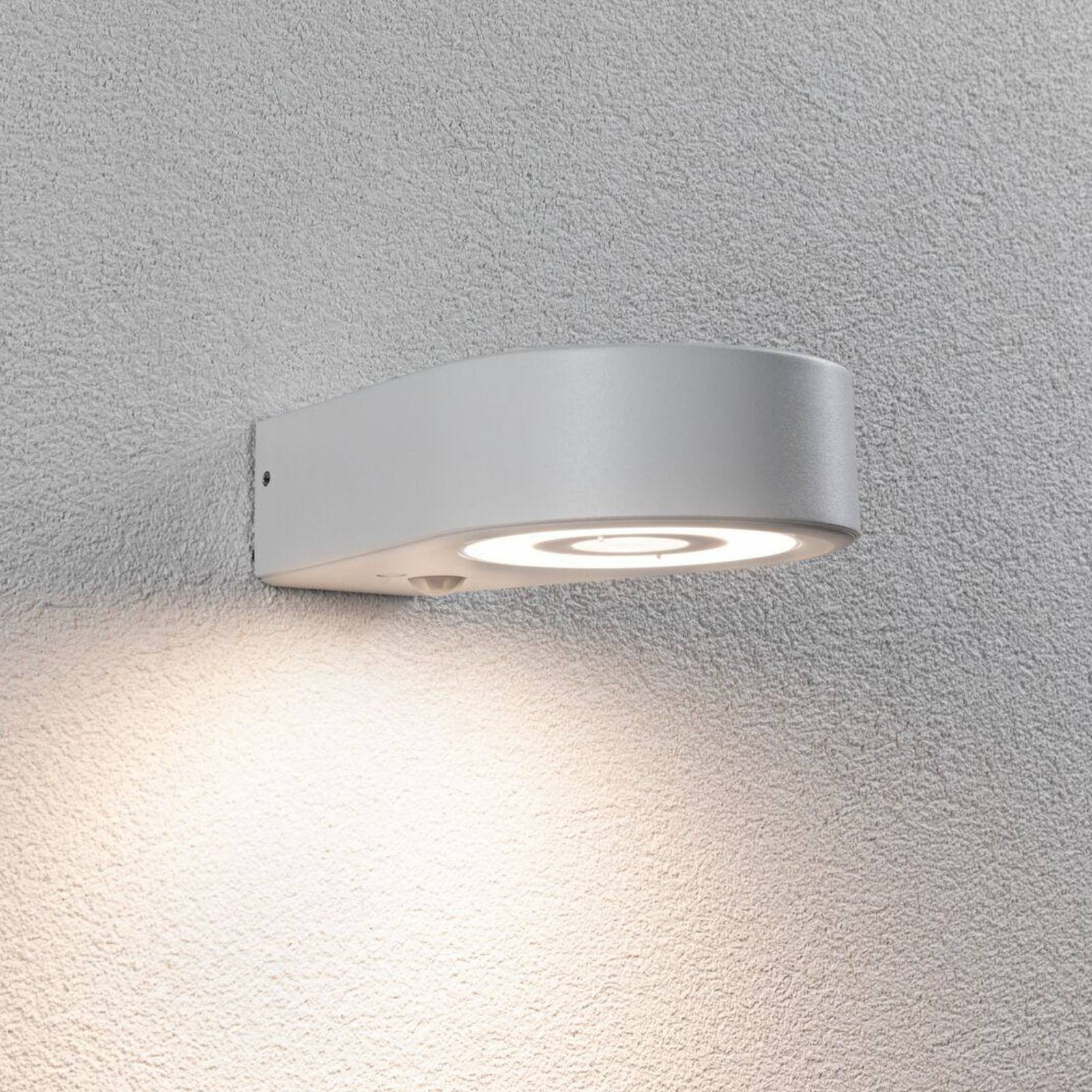 Senzorové vonkajšie nástenné svietidlo Paulmann LED Silma white 1-light IP44