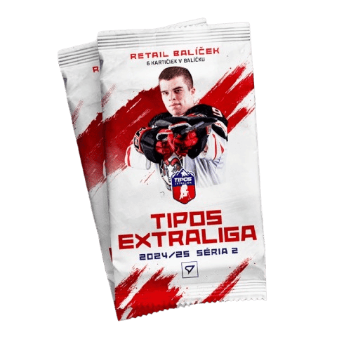 Sportzoo Hokejové karty Tipos Extraliga 2024/25 - Retail balíček - 2. séria