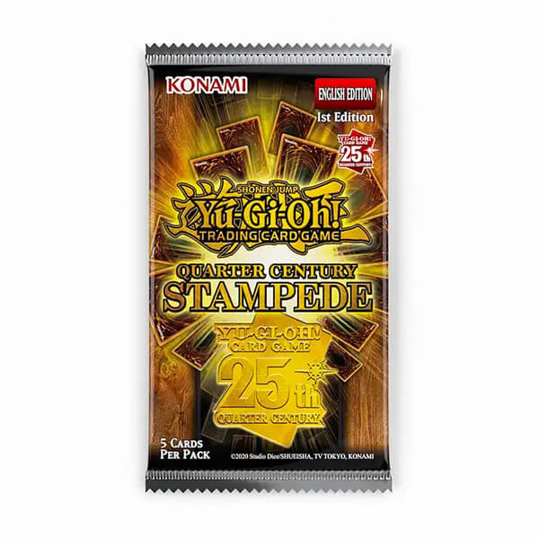 Konami Yu-Gi-Oh Quarter Century Stampede Booster