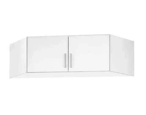 Rohový skriňový nadstavec Celle, biely%