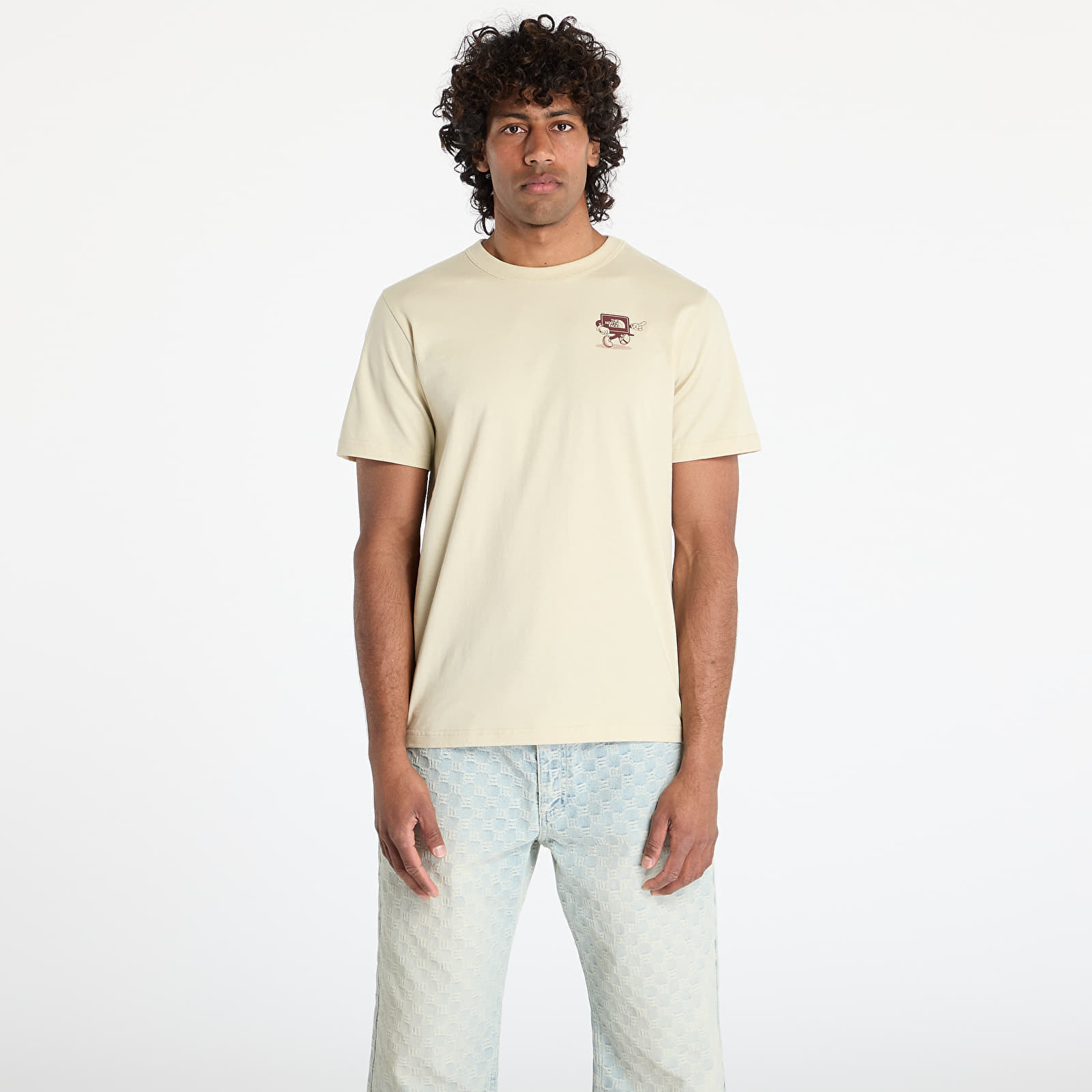Tričko The North Face Unisex Shortsleeve Cartoon Logo Relaxed Tee UNISEX Gravel S