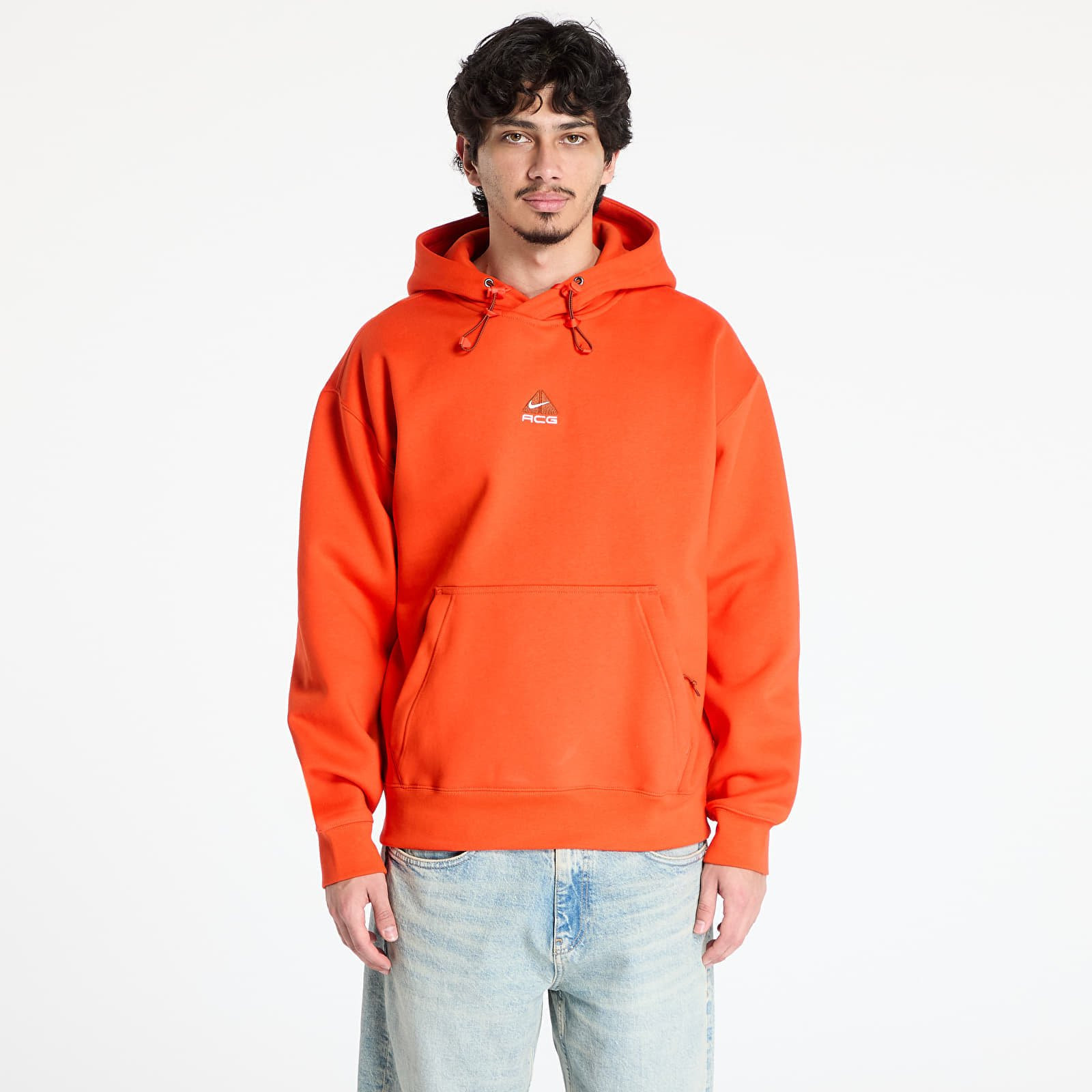 Mikina Nike ACG Therma-FIT Fleece Pullover Hoodie Picante Red/ Cinnamon/ Summit White XL
