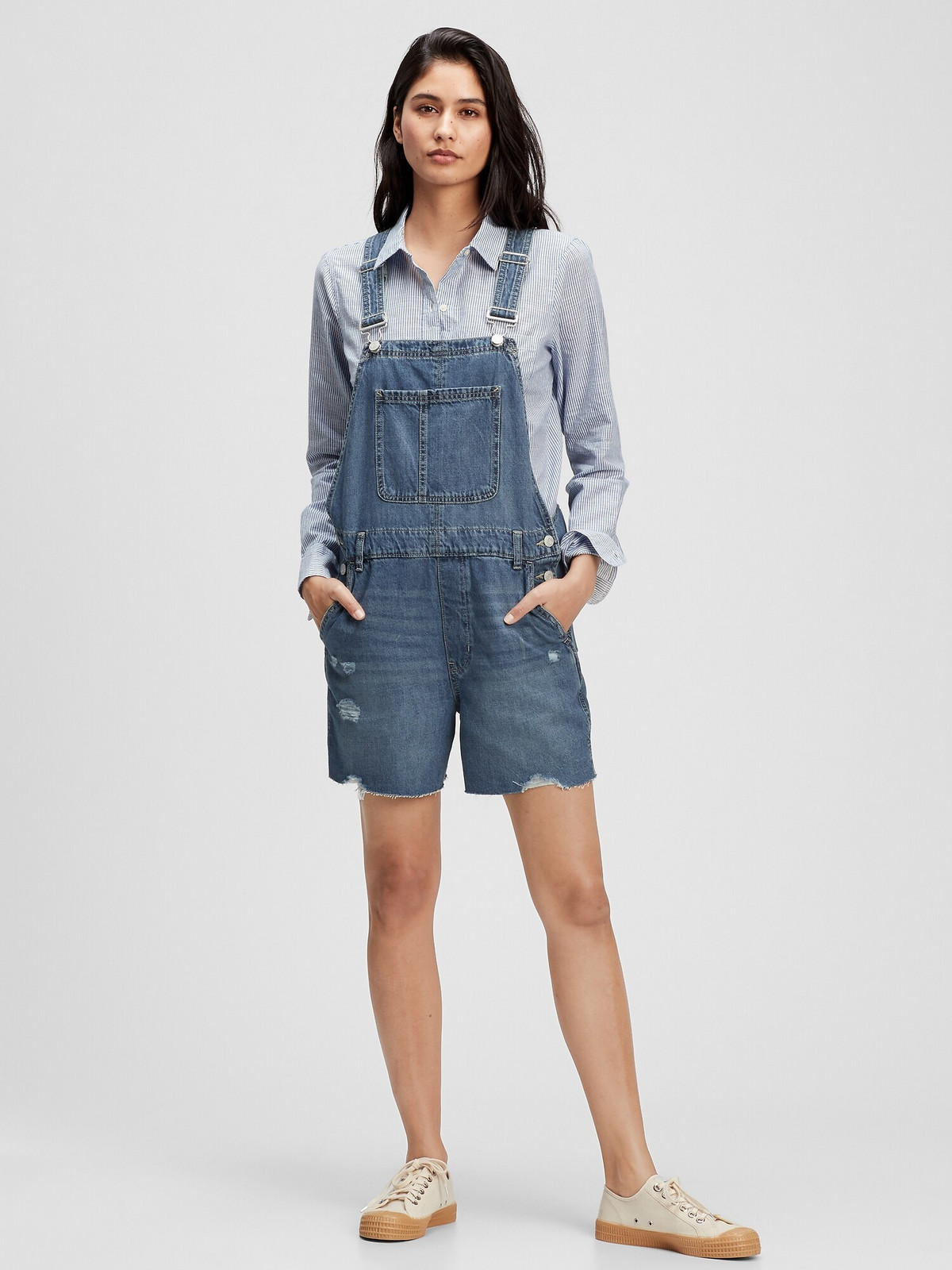 GAP Denim shorts with shortall shorts with Washwell - Women's