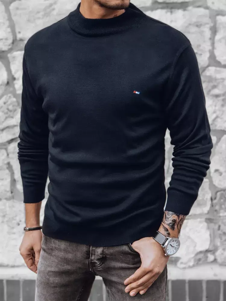 Pánsky zimný sveter Farba granátová DSTREET