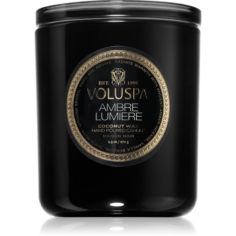 VOLUSPA Maison Noir Ambre Lumiere vonná sviečka 270 g