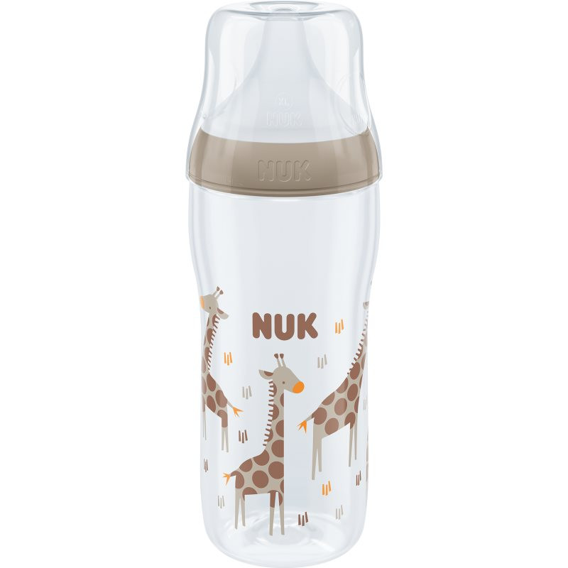 NUK Perfect Match dojčenská fľaša s kontrolou teploty XL 6 m+ 360 ml