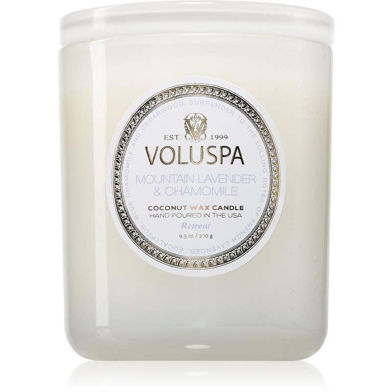 VOLUSPA Maison Blanc Mountain Lavender & Chamomile vonná sviečka 270 g
