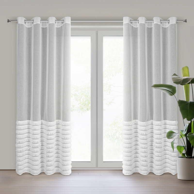 ArtFir Záclona DANA 2 K | biela 140 x 250 cm