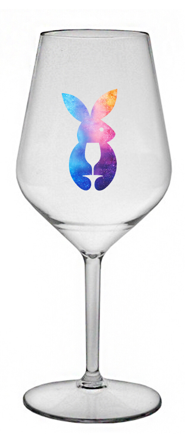 ZAJÍČEK - čirá nerozbitná sklenice na víno 470 ml