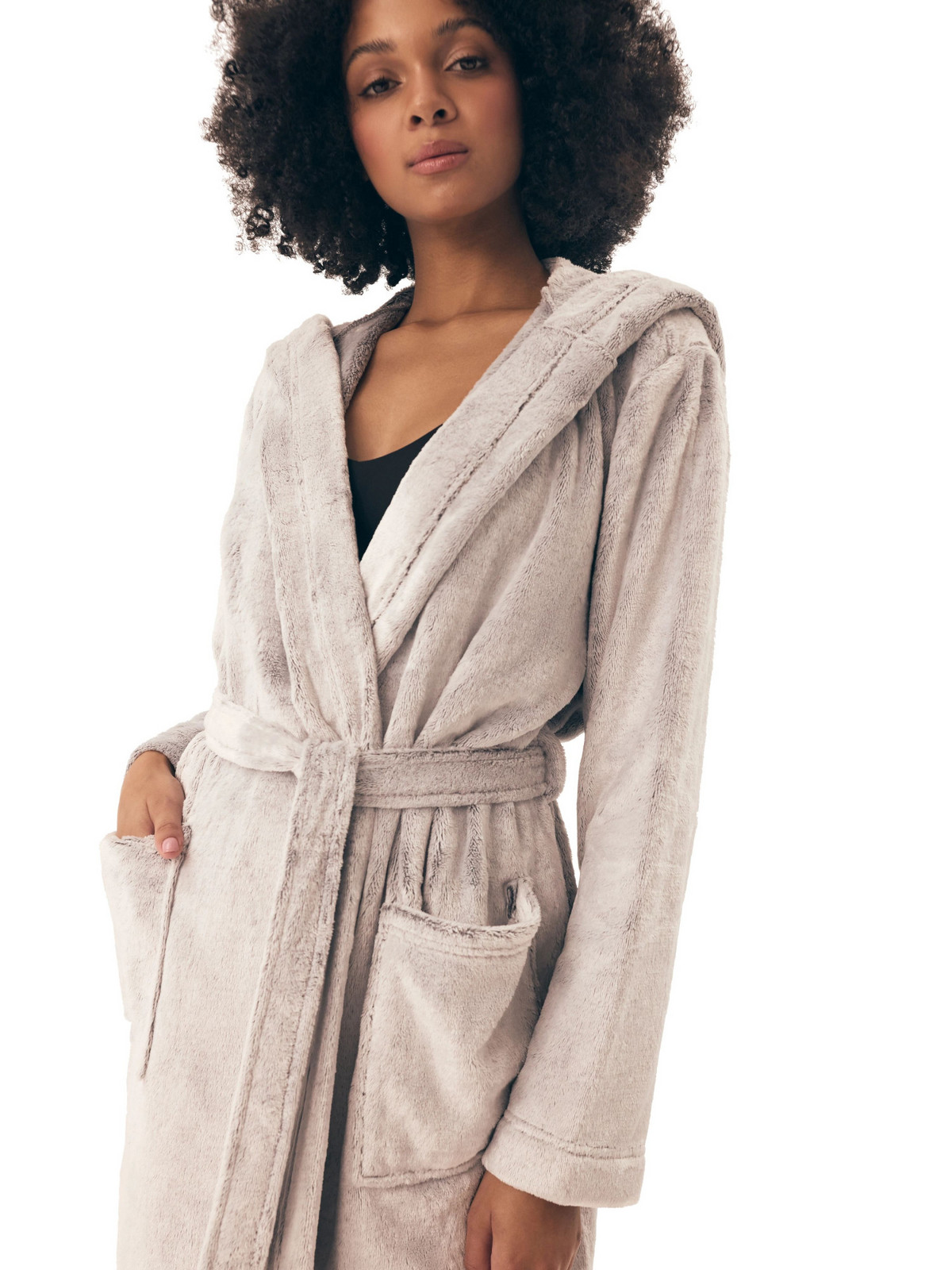 Dámsky župan 42877 Brid grey - HENDERSON šedá XL/XXL