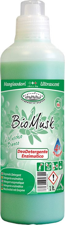 HYGIENFRESH Prací gél deo enzymatický na bielu a farebnú bielizeň Bio Musk 1 l