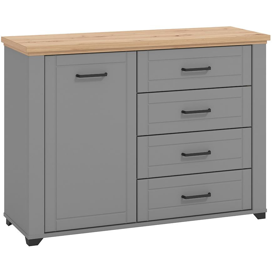 Komoda Valencia 2k4f Sivá 11011506