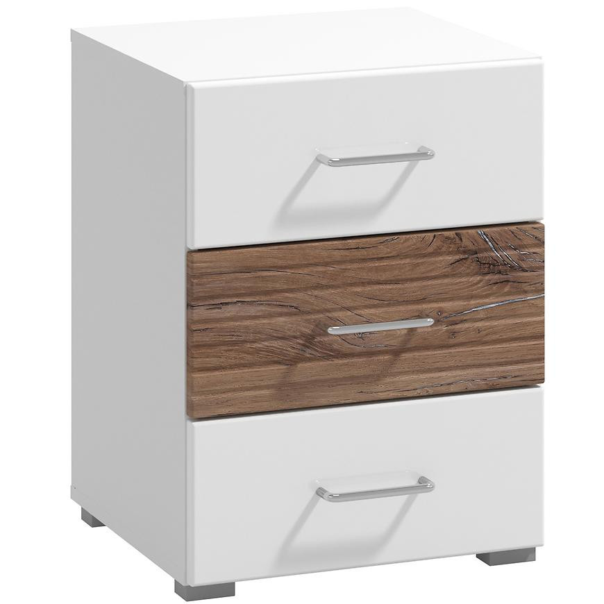 Nočný stolík Masilia 3sz Biely 11012123