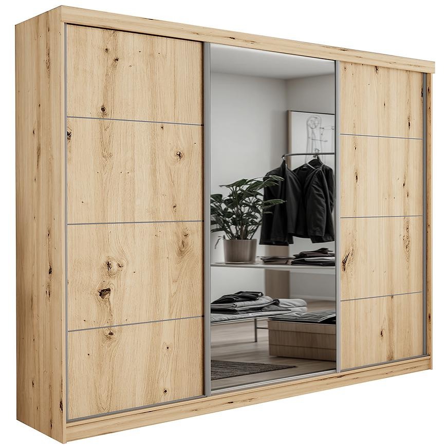 Skriňa Palermo 250 artisan + zrkadlo