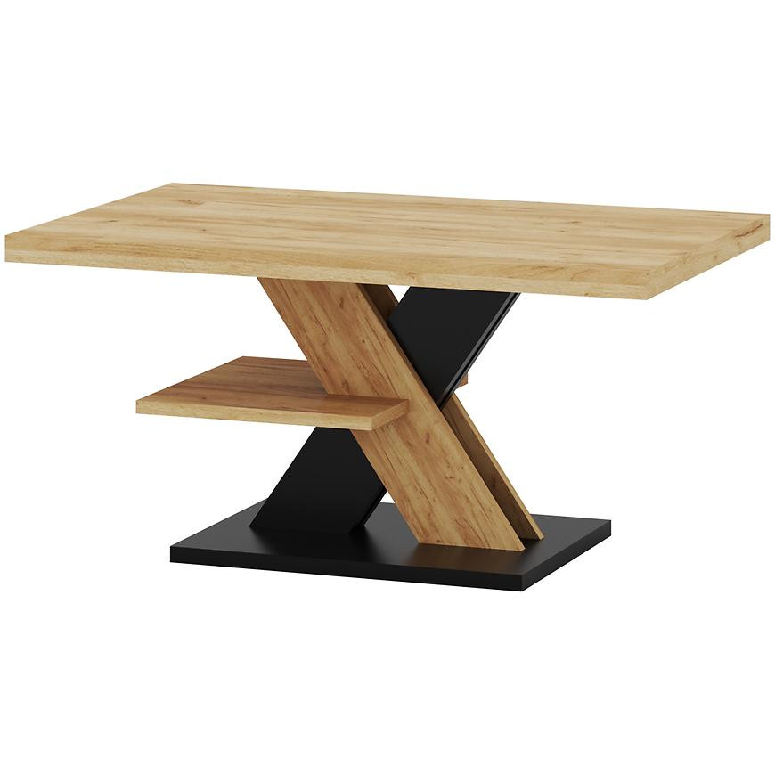 Konferenčný stolík Cross Dub Craft/Čierna