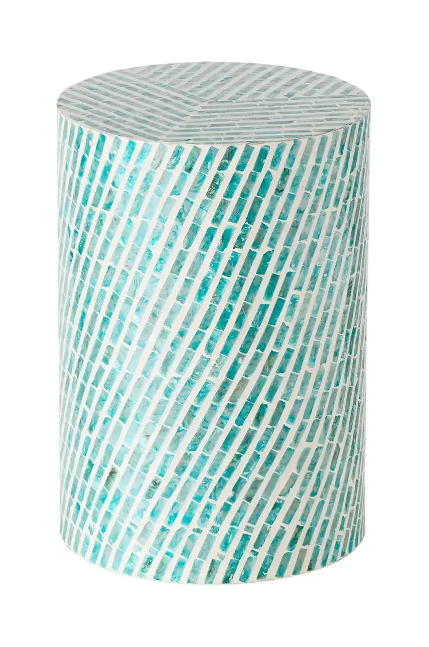 Stolík Boltze Skam tyrkysová farba