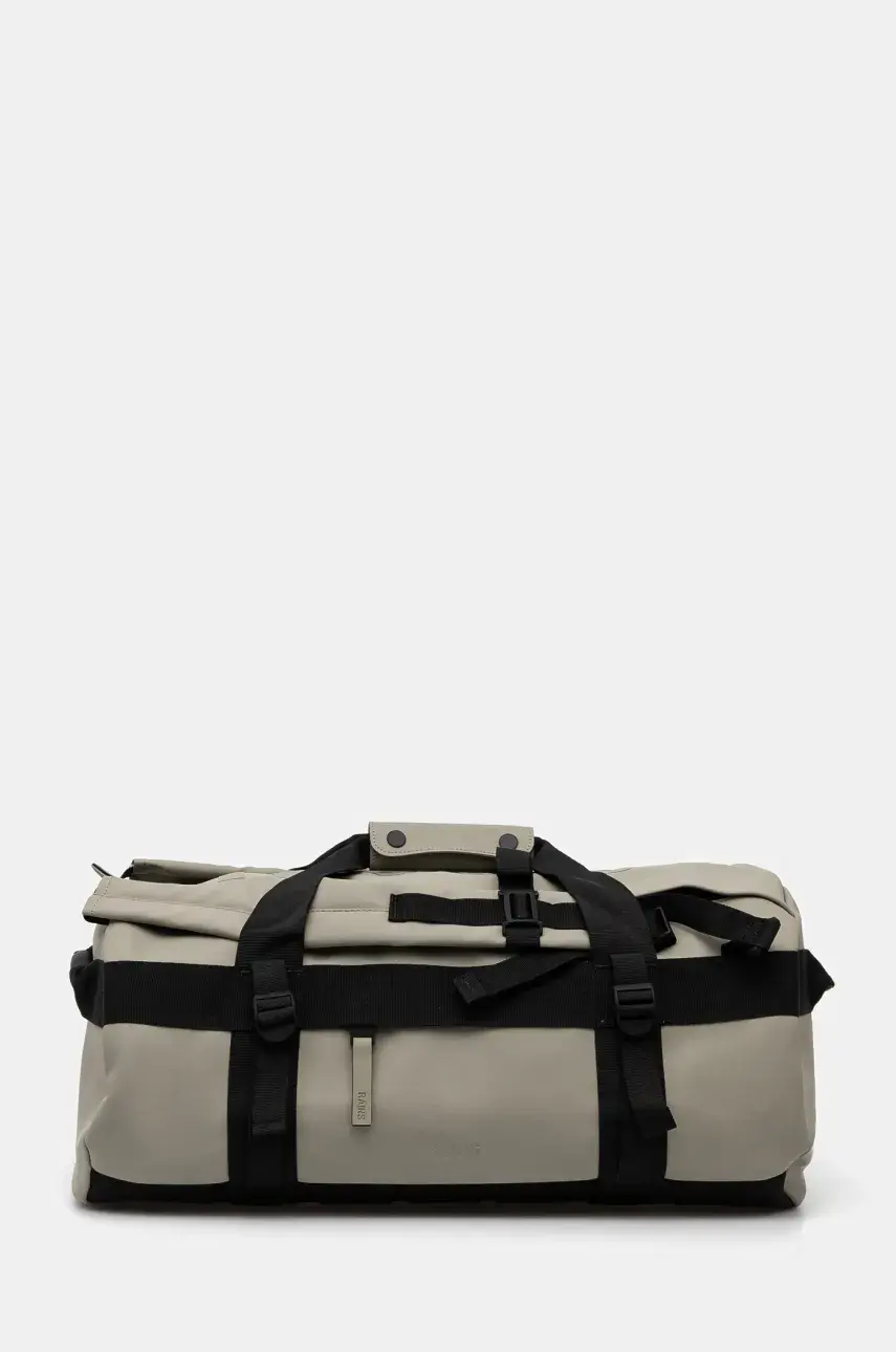 Taška Rains Texel Duffel Bag Small W3 zelená farba, 13480