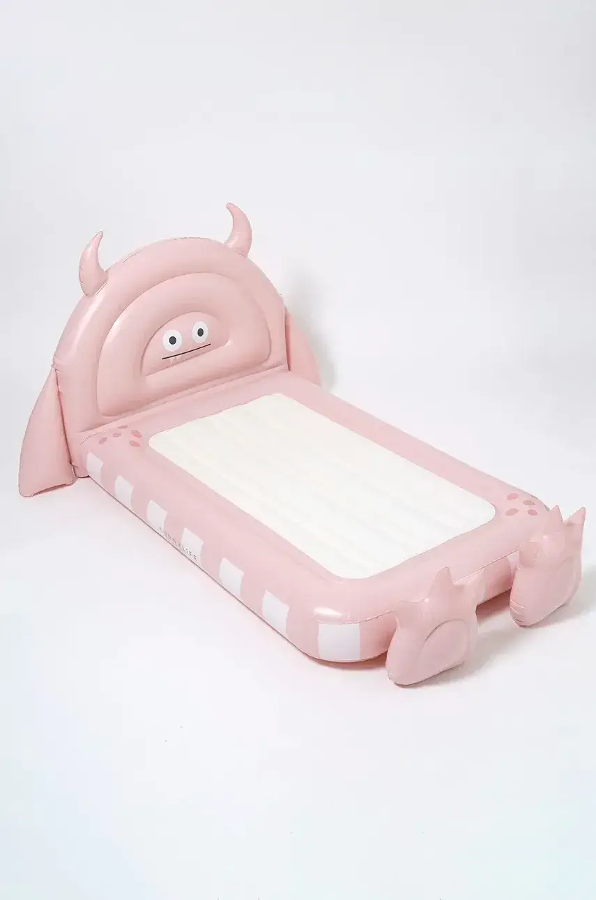 Nafukovacia posteľ pre deti SunnyLife Bed Monster Pink ružová farba